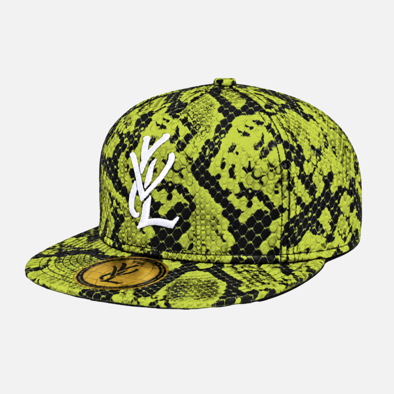 GREEN SNAKESKIN YVL CAP