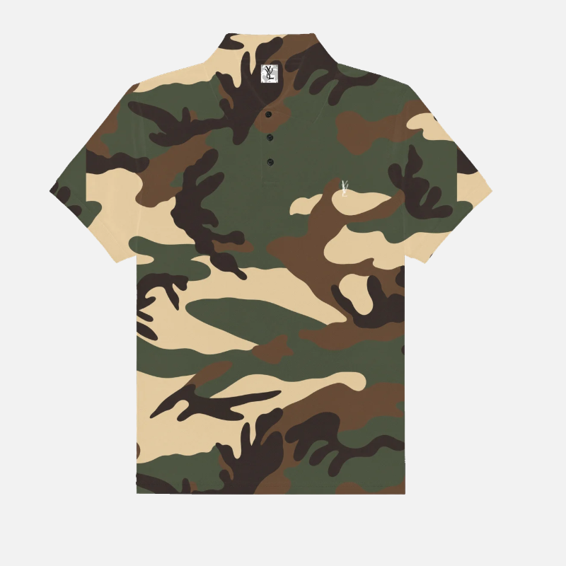 GRN CAMO POLO