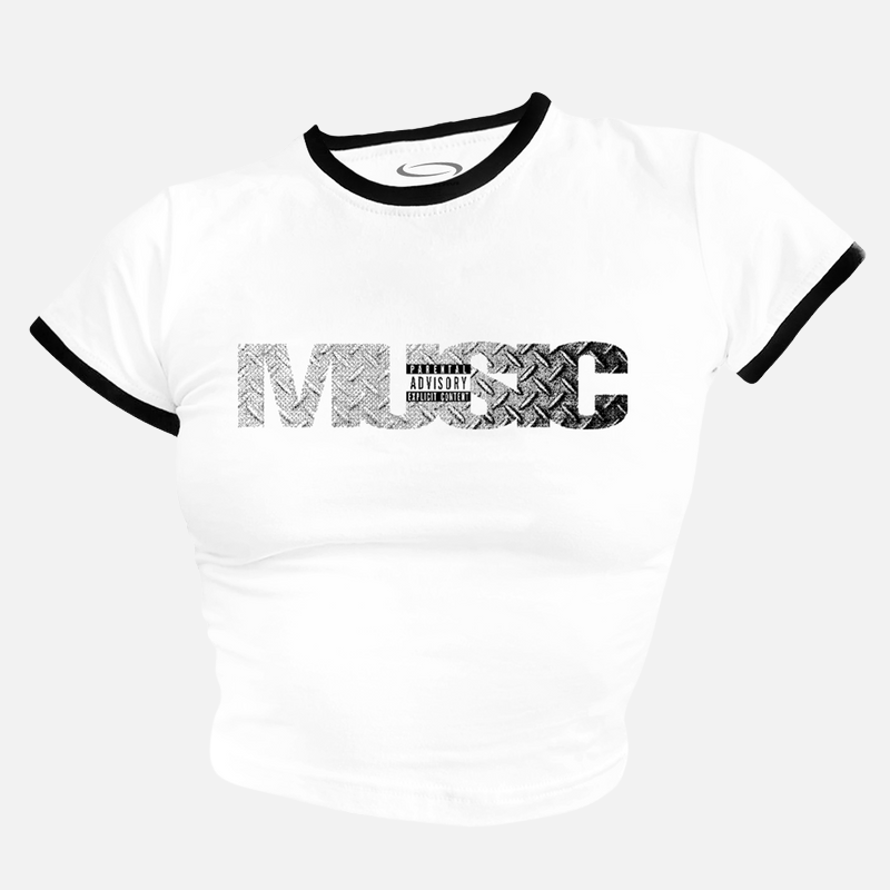 I AM MUSIC Baby Tee 6